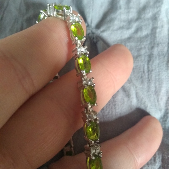 Jewelry - Peridot and Diamond Bracelet